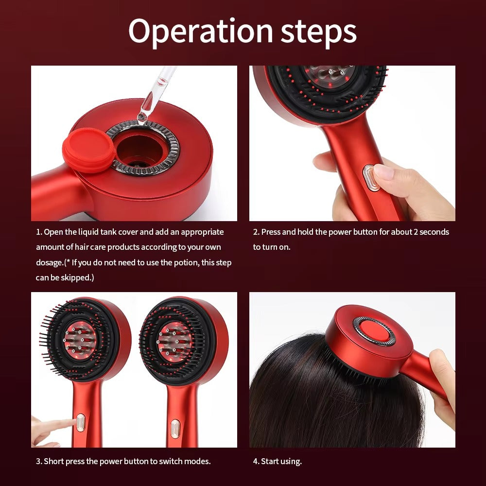 Red Light Scalp Massage Comb