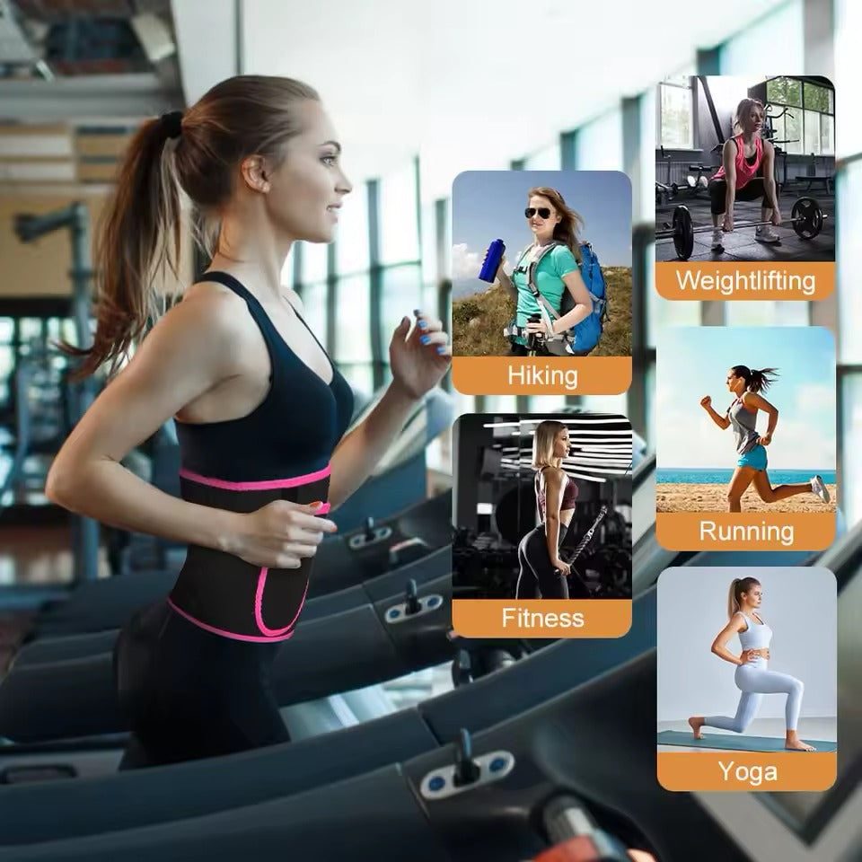 Fitness Waist Belt with Phone Pocket