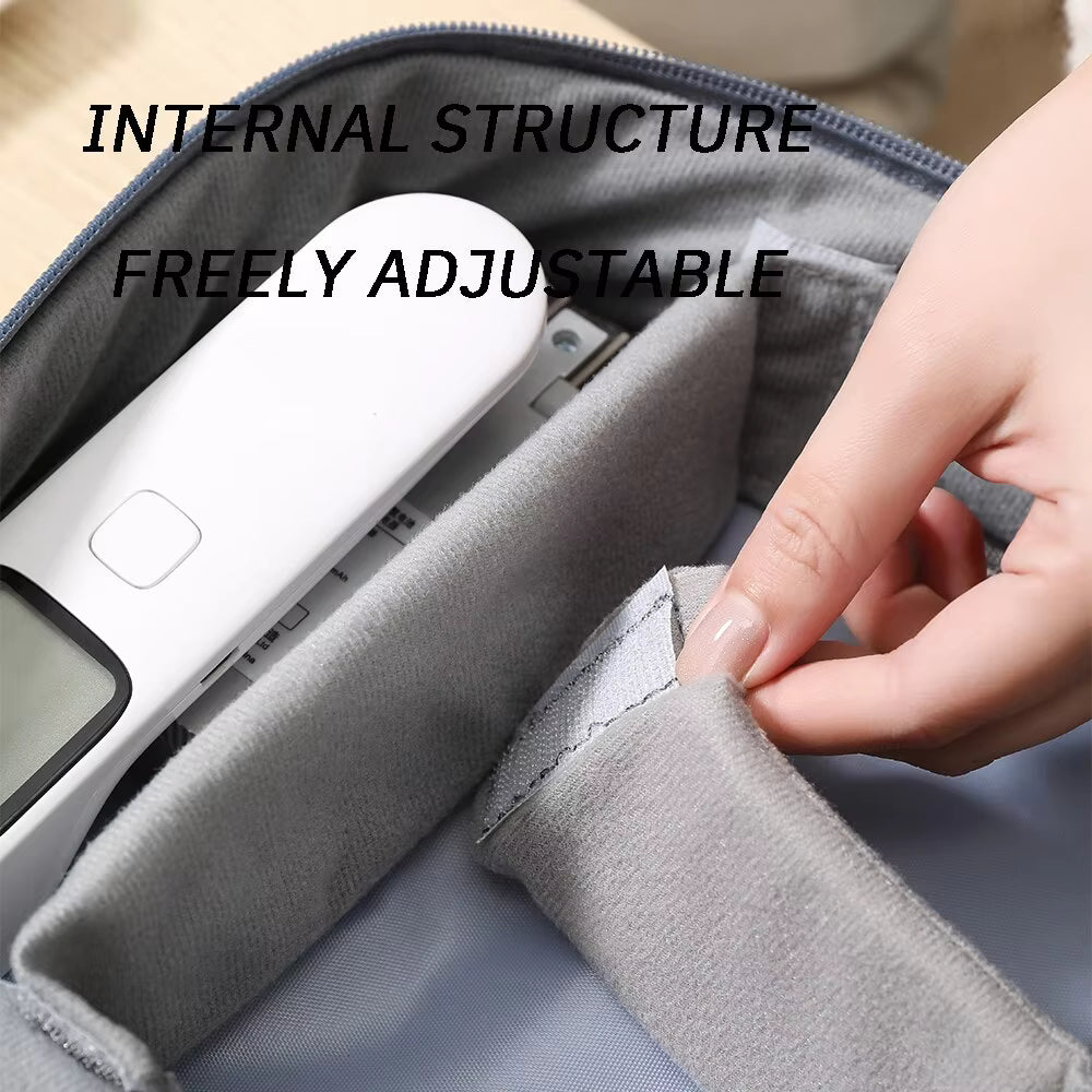 Portable Electronic Accessories Organizer Bag – Waterproof Travel Cable & Gadget Storage Case | Multi-Layer Tech Organizer Pouch