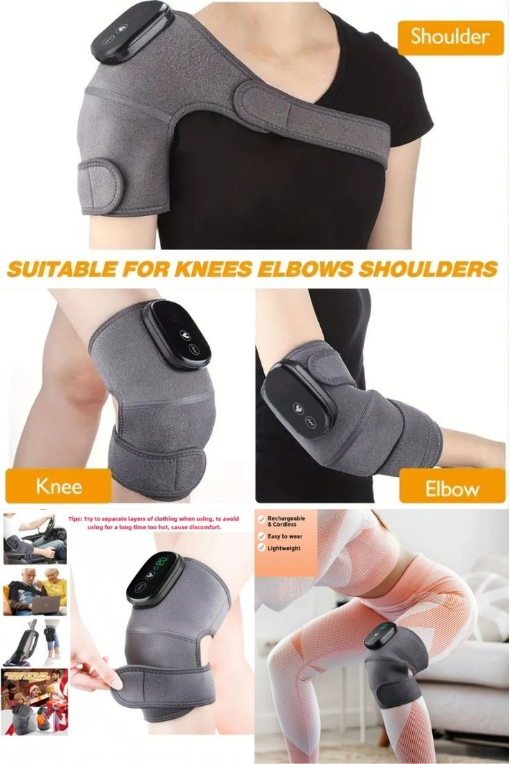 3-in-1 Electric Knee Massage Pad for Joint Relief